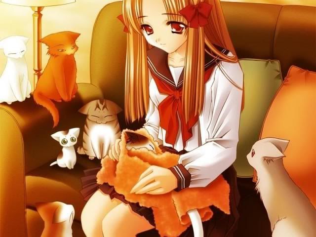 Anime Animal Lover Pictures, Images and Photos