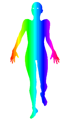 Walking rainbow