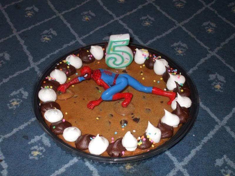 Malachi's Birthday Cookie