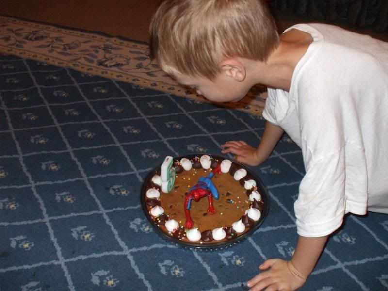 Malachi's Birthday Cookie