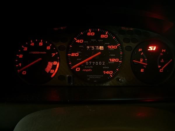 2000 Honda civic si cluster for sale