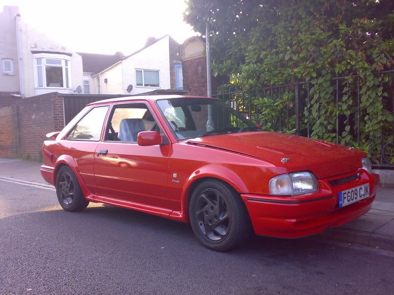 1989 Series 2 Ford Escort RS Turbo Red