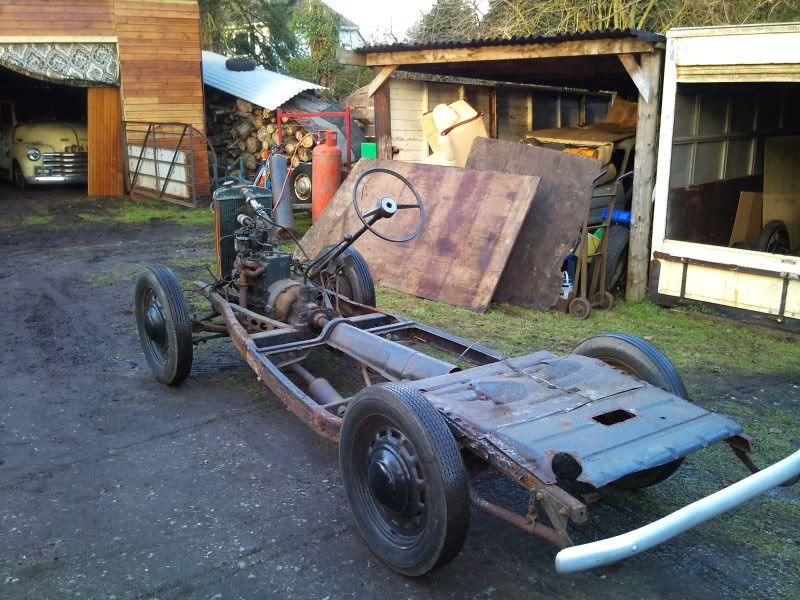 Complete ford pop rolling chassis and engine