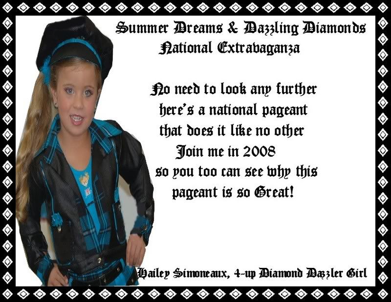 Hailey Simoneaux, 4-up Diamond Dazzler Girl