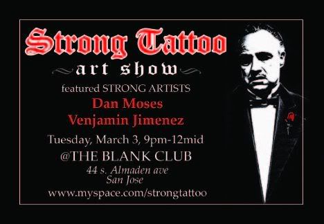 Showcasing STRONG TATTOO Artists Dan Moses and Venjamin Jimenez