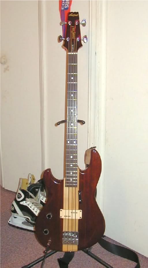 Left Handed 1982 Aria Pro II TSB 350 4 string Bass