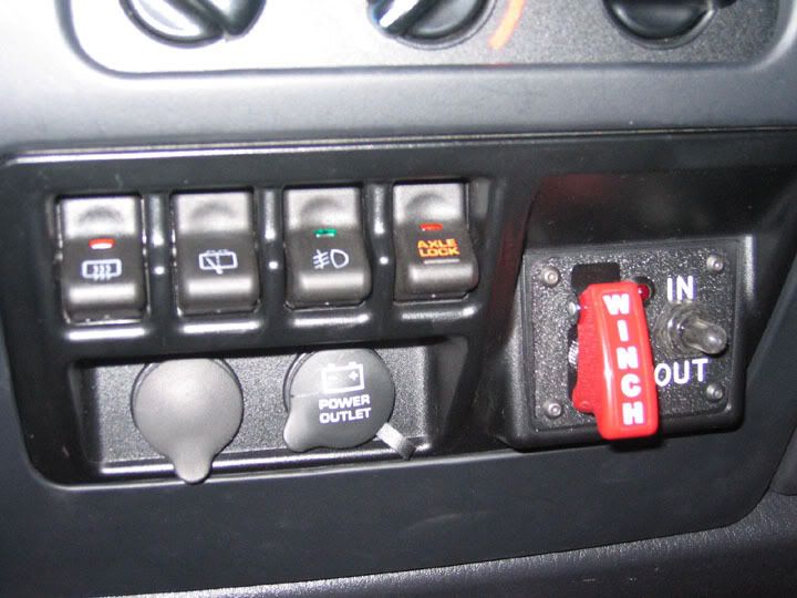 Jeep wrangler accessory switches #5