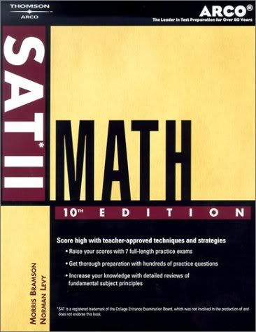 [HF] SAT II Math, 10th ed (Academic Test Preparation Series)