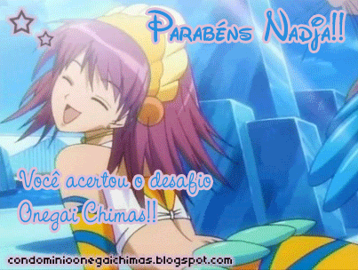 Parabéns Nadja!!