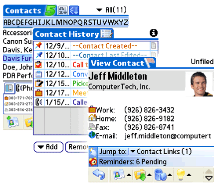 Contacts5 Version 5.7, Contacts5PE Version 5.7, ezMaintain Version 2.4, ToDo Now Vers