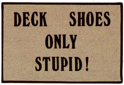 stupid deck shoe humor