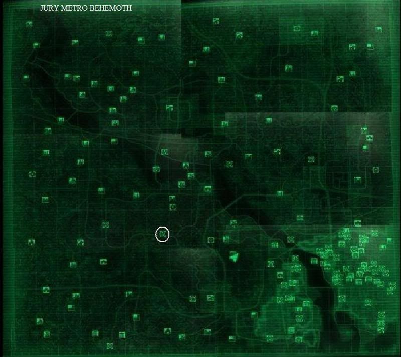 Fallout 3 Capital Wasteland SE Map Map for Xbox 360 by jekoln - GameFAQs