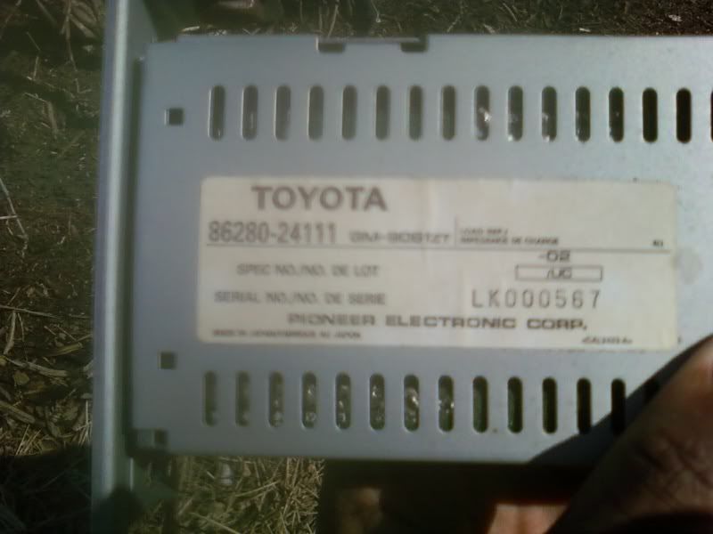 WTB SC400 Pioneer amp under CD Changer 8628024111 ClubLexus Lexus