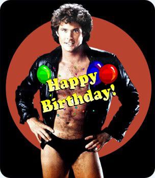 david hasselhoff birthday