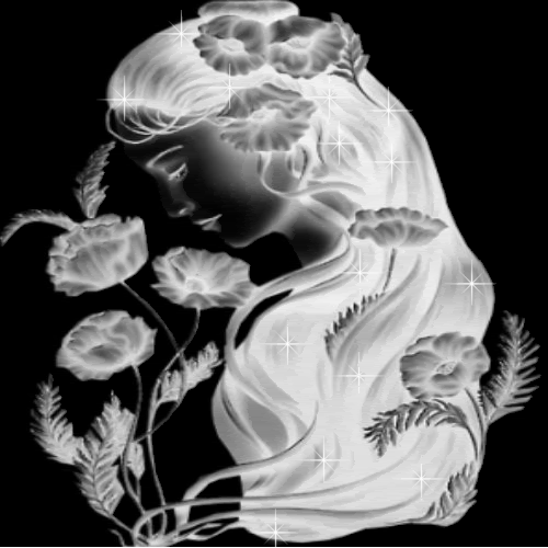 blinkies43.gif meisje met bloemen image by sneewvlokje