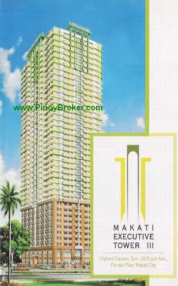 Philippines real estate Cityland Makati Executive Tower 3 condominium studio 1BR for sale