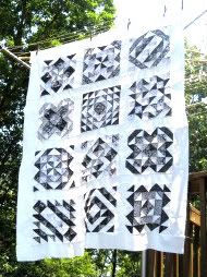 Giget Goes Hawaiian (Black & White QUILT!!)