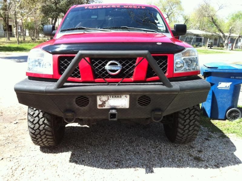 Nissan titan full replacement bumper #6