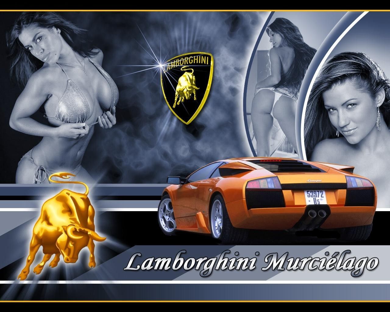 Girl And Lamborghini