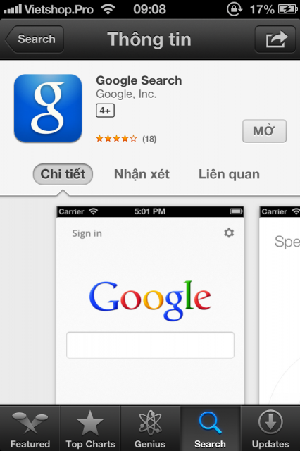 Google Search By Google, Inc. update Version 2.5.2