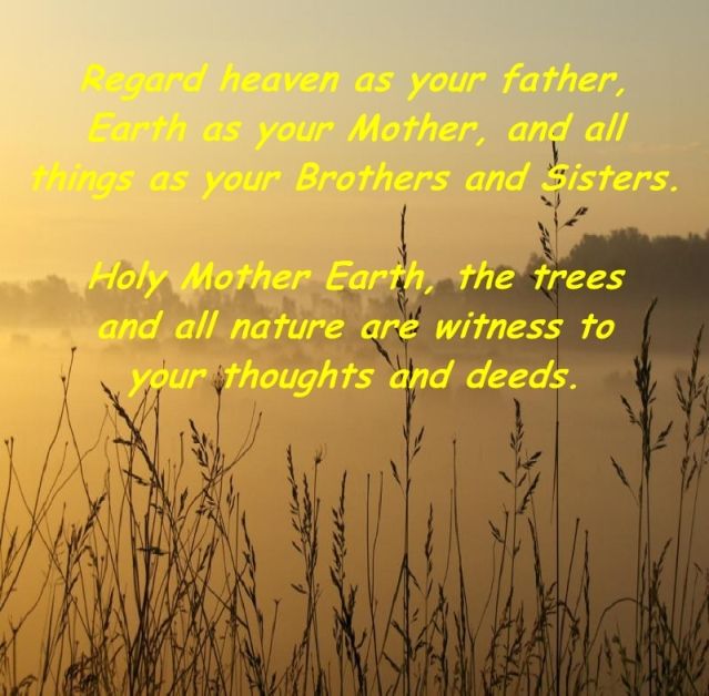 Regard heaven as your father