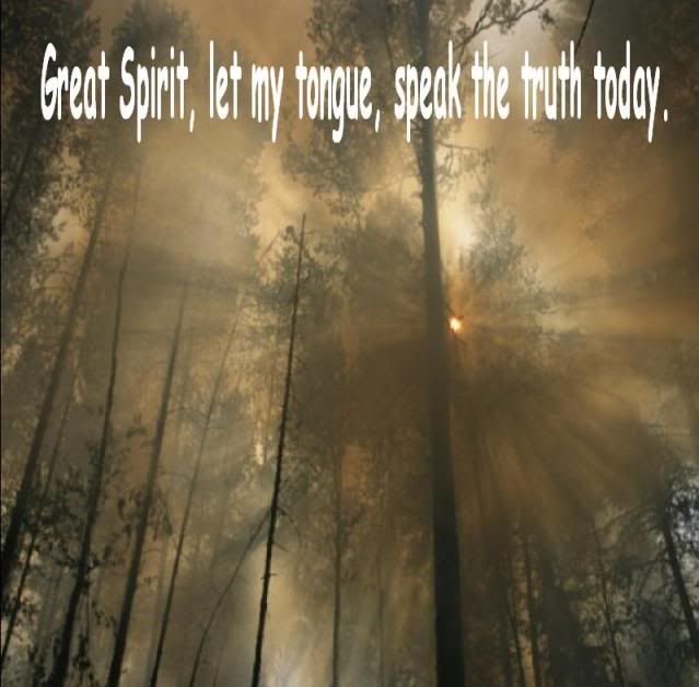 let my tongue, speak the truth today