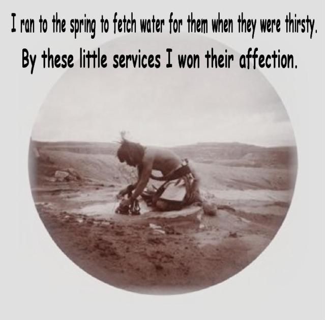 spring to fetch water