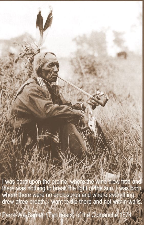 PARRA-WA-SAMEN - TEN BEARS - COMANCHE WARRIOR CHIEF