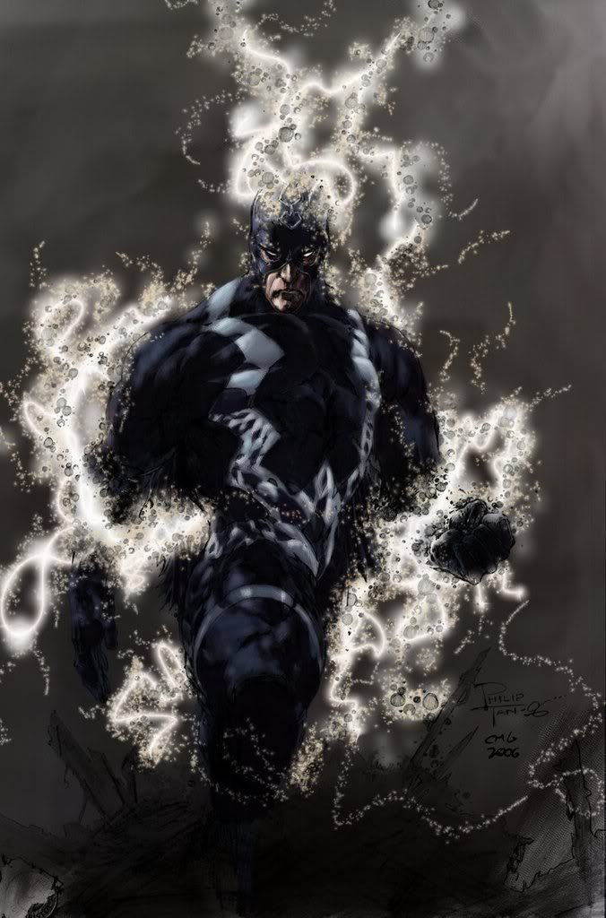 black bolt spitting