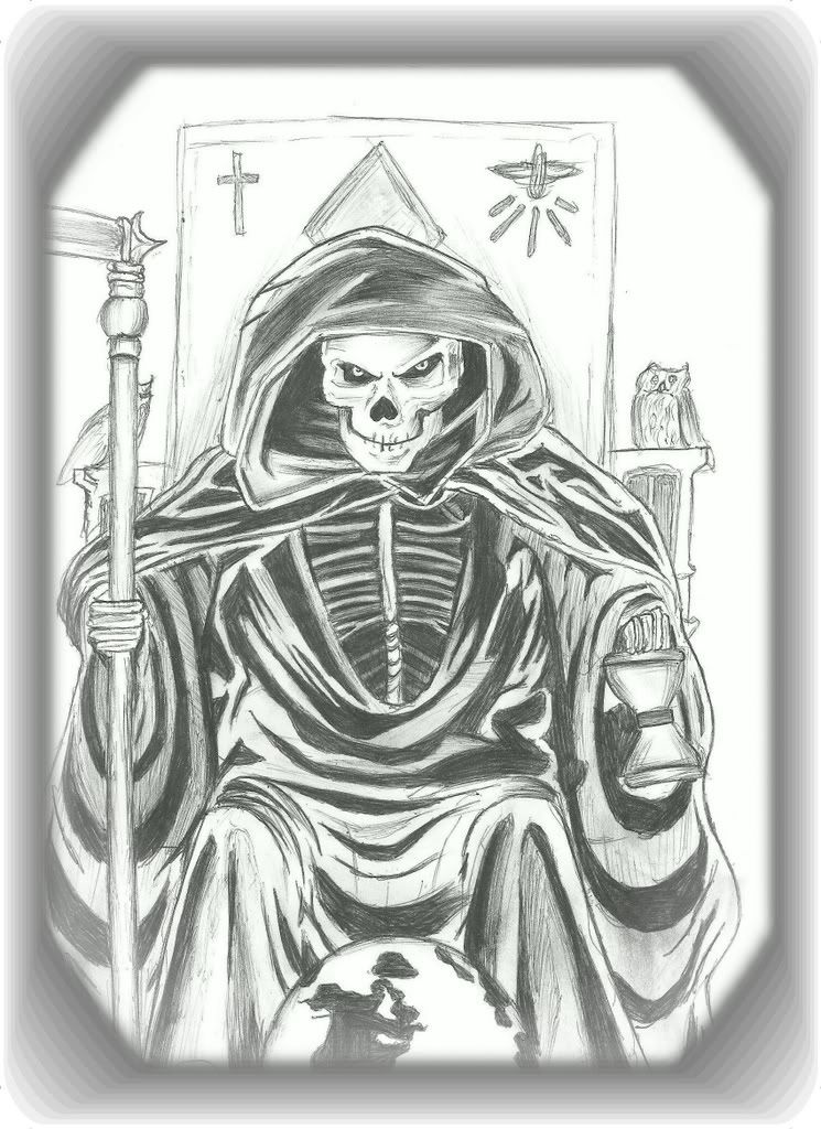 la santa muerte coloring pages - photo #12
