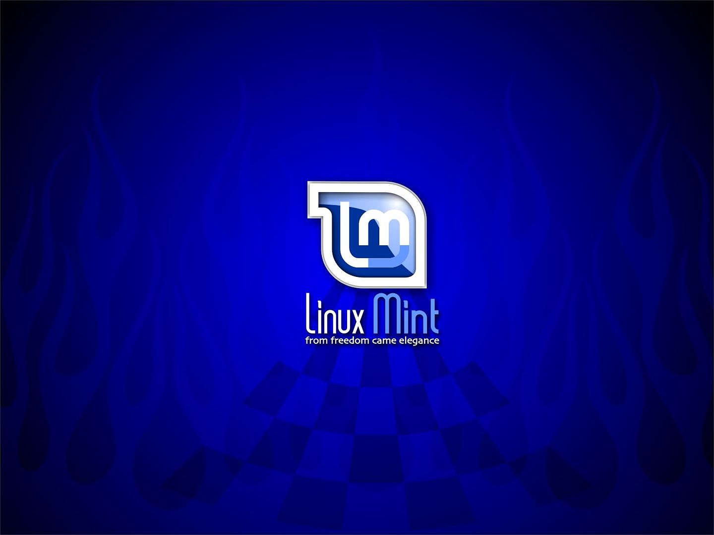 Linux Mint Blue