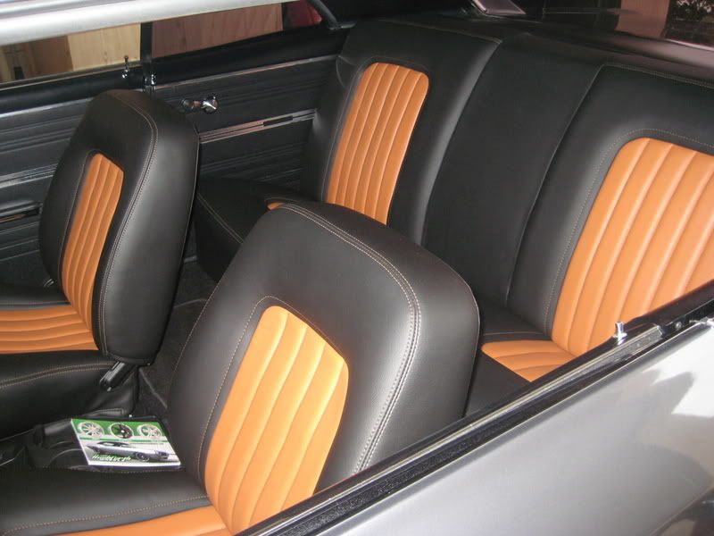 New Seats, upholstered and ready for install! Team Chevelle