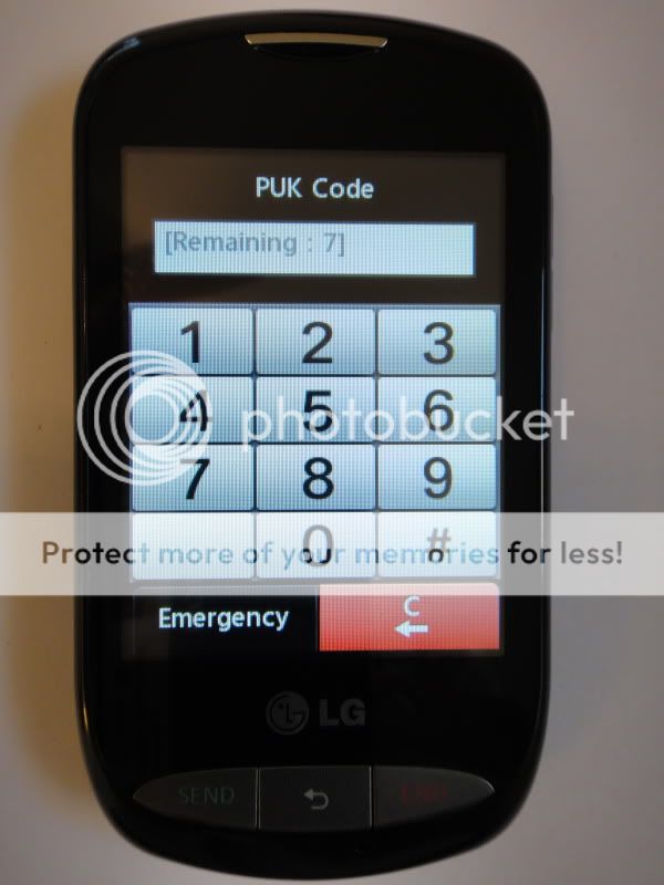 LG 800G Black Tracfone Cellular Phone