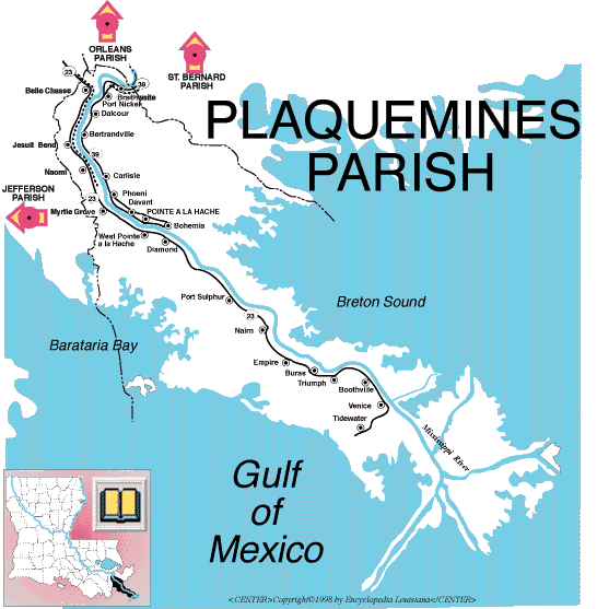 Plaquemines Parish, LA..Sales Tax 67% Higher Last Month Than Pre ...