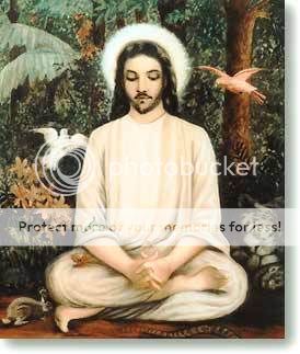 jesus meditating photo: Jesus Meditating with the spirit jesus.jpg