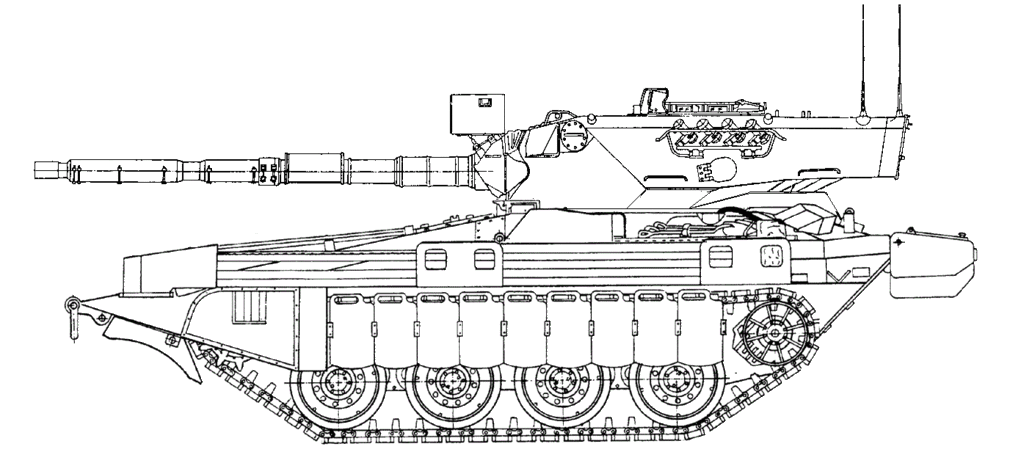 Strv 103 чертеж