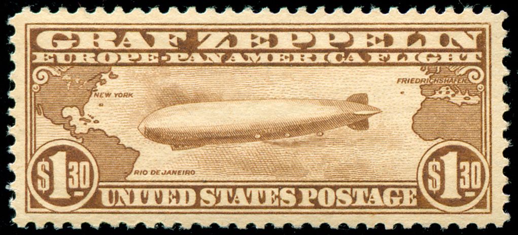 momen US Stamps #C14 Zeppelin MNH PSE Graded XF SUP 95  