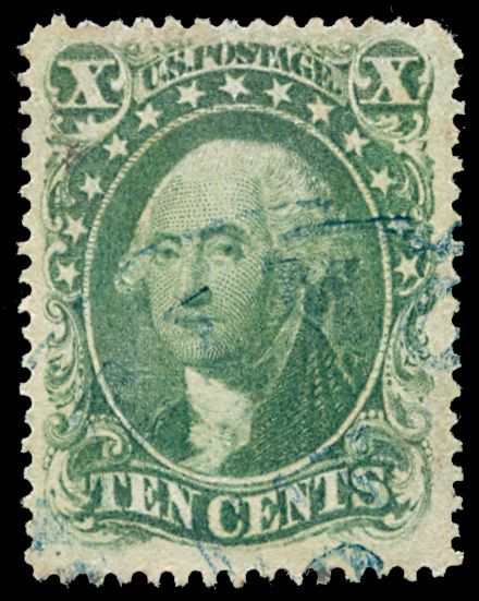 momen US Stamps #31 Used PF Graded XF 90J  