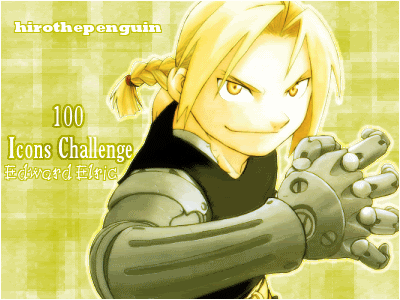 Edward Elric 100 Icons Challenge