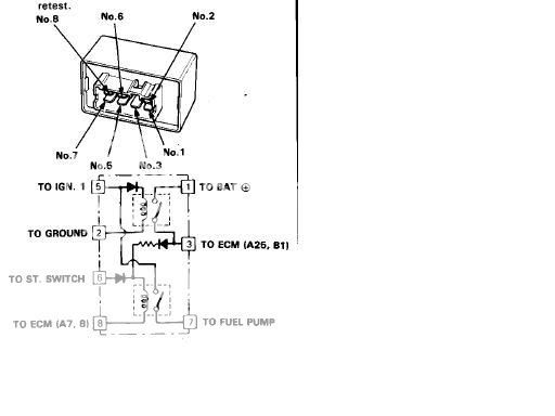 fuel pump and main relay shortage - Honda-Tech - Honda Forum Discussion