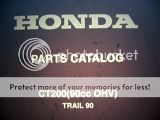 Used Microfiche Parts Catalog for 1964 thru 1966 Honda CT200.